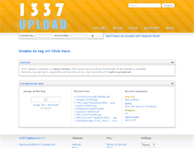 Tablet Screenshot of 1337upload.net